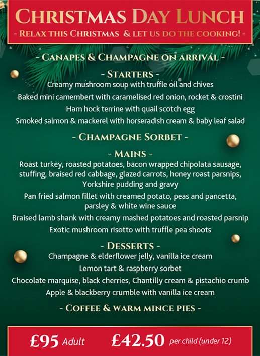 Christmas Day lunch, Thetford, Norwich, Norfolk